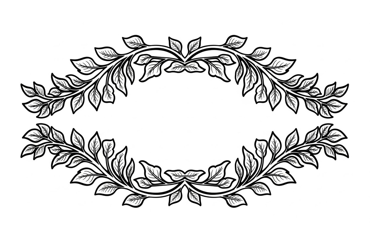 Floral Frame Ornament Vector Bundle, an Illustration by Designs_River (Photo 34 of 51)