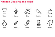 Kitchen Cooking and Food, an Outline Icon by Color Cubes (Thumbnail 7 of 8)
