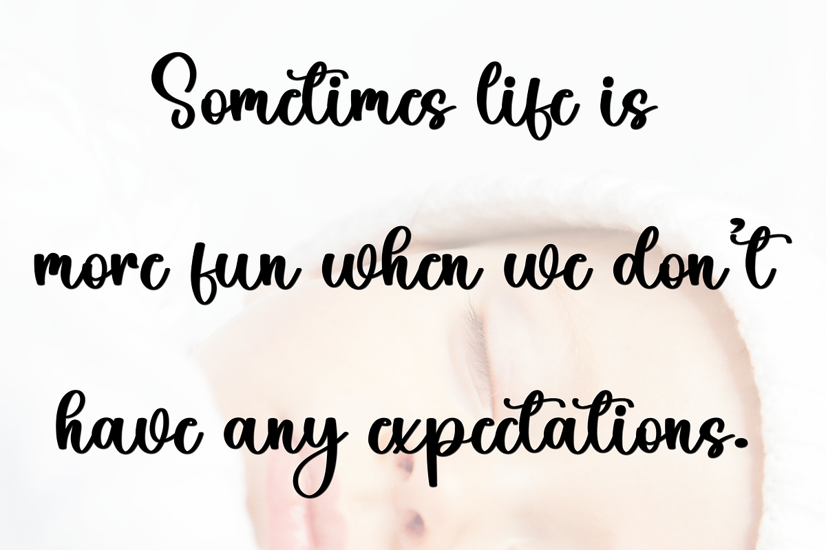Boy Baby, a Handwritten Font by InermediaSTUDIO (Photo 7 of 7)