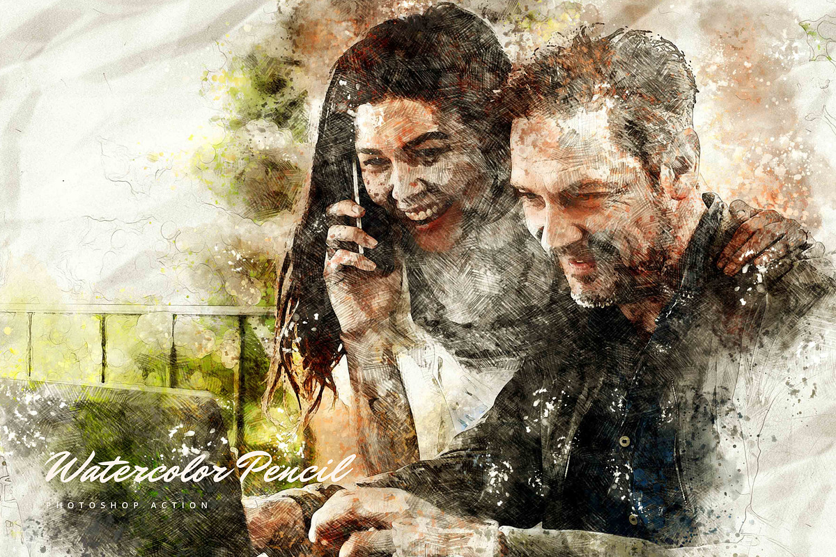 Watercolor Pencil Effect, an Action Add-On by AndriyFM (Photo 11 of 14)