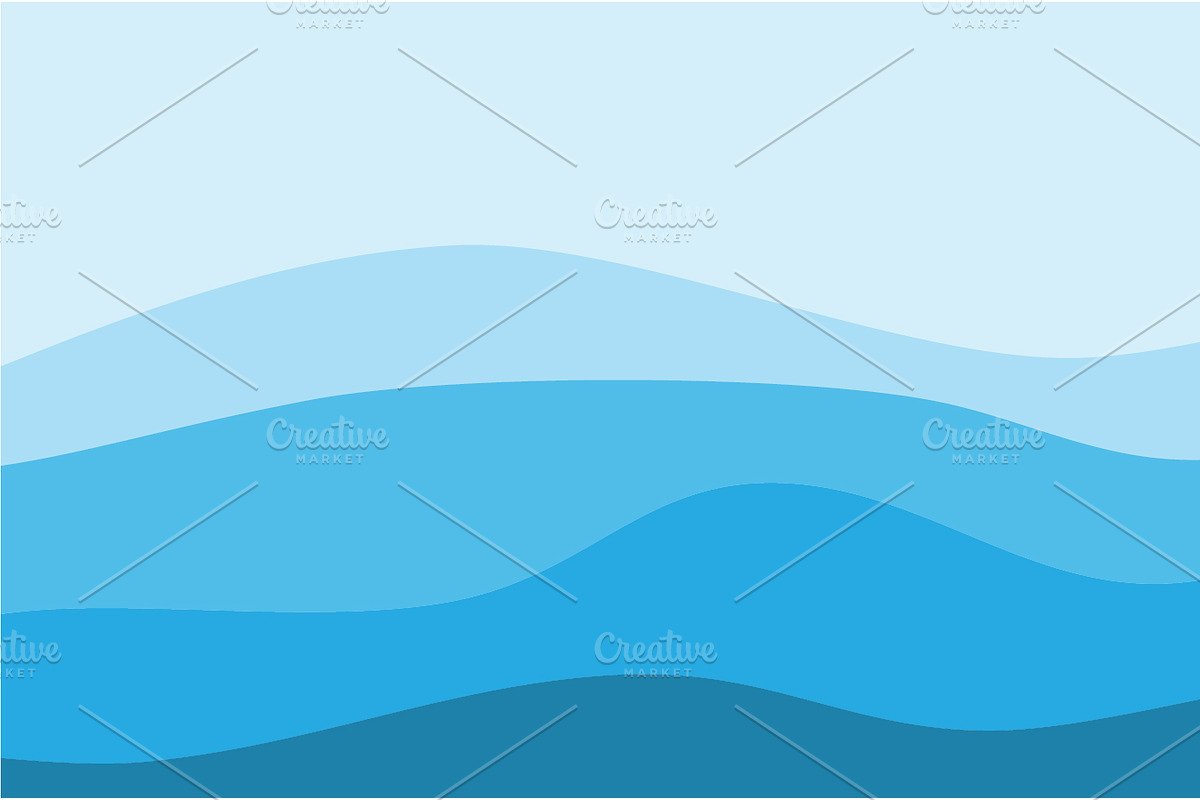 Water Wave Background Design, a Branding & Logo Template by Maylianaw28