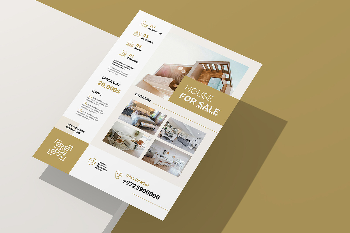 Real Estate Flyer, a Flyer Template by WOWPro (Photo 3 of 3)