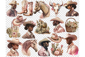 Cowgirl Clipart Western Clipart