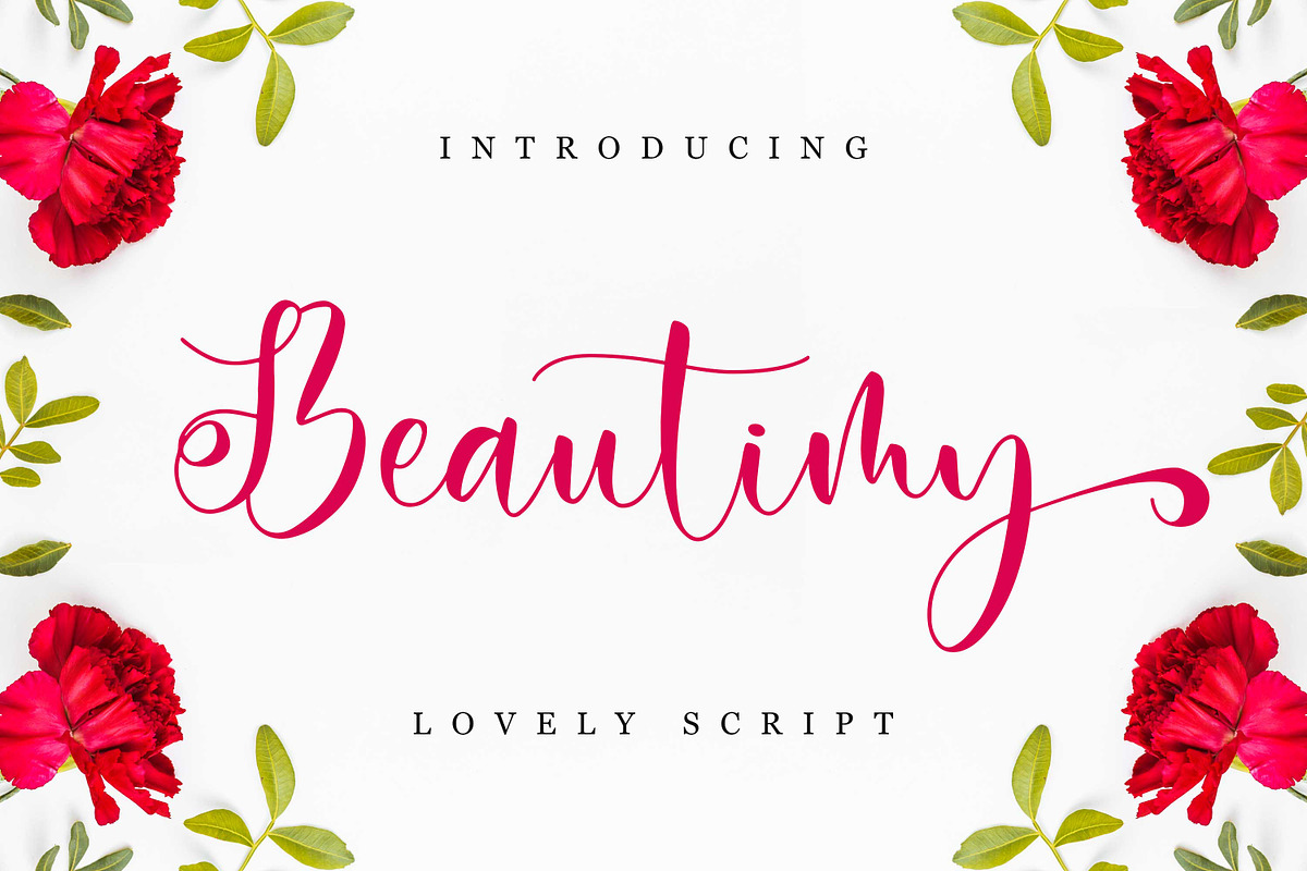 Beautimy - Lovely Script, a Script Font by Almarkhatype