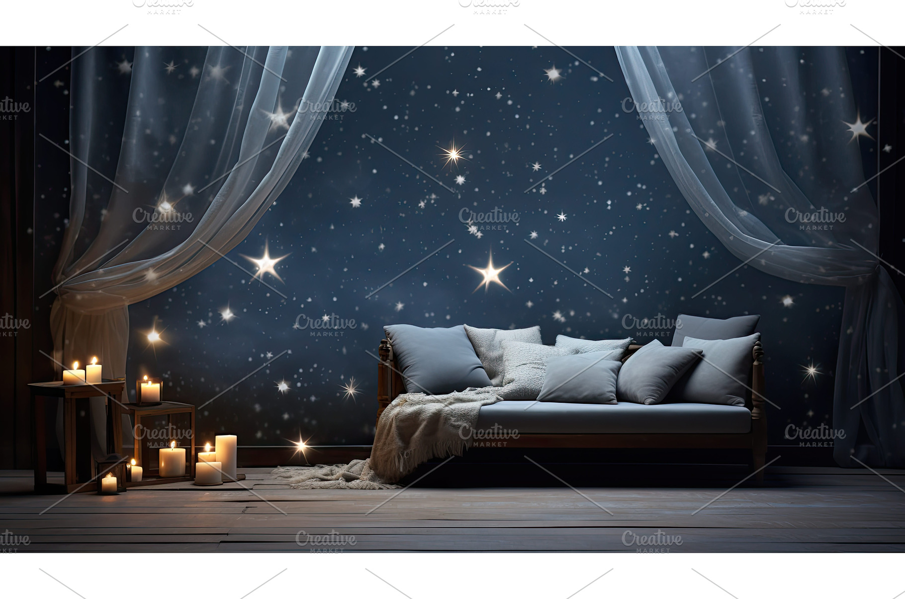 galaxy star backdrop ai generated, a Holiday Photo by pikepicture