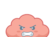 Cloud Cartoon Emotion Emoticon, an Emoji Icon by jongcreative (Thumbnail 3 of 3)