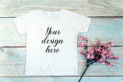 18 Kids White t-shirt Mockup bundle., a Print Template by MockupMarket (Thumbnail 17 of 19)