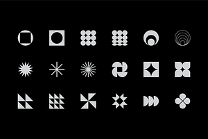 0002 Brutalist Shapes | Graphics, an Object Graphic by Nurture Design Co.