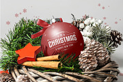 Christmas Ball Mock-up, a Product Mockup by zippypixelstudio (Thumbnail 4 of 7)