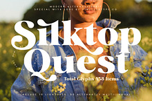 Silktop Quest Modern Serif Font