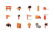Construction Illustrations Set, an Object Illustration by studiogstock (Thumbnail 2 of 4)