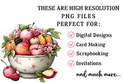 Whimsical Summer Fruit Clipart, an Illustration by OK Design (Thumbnail 4 of 6)