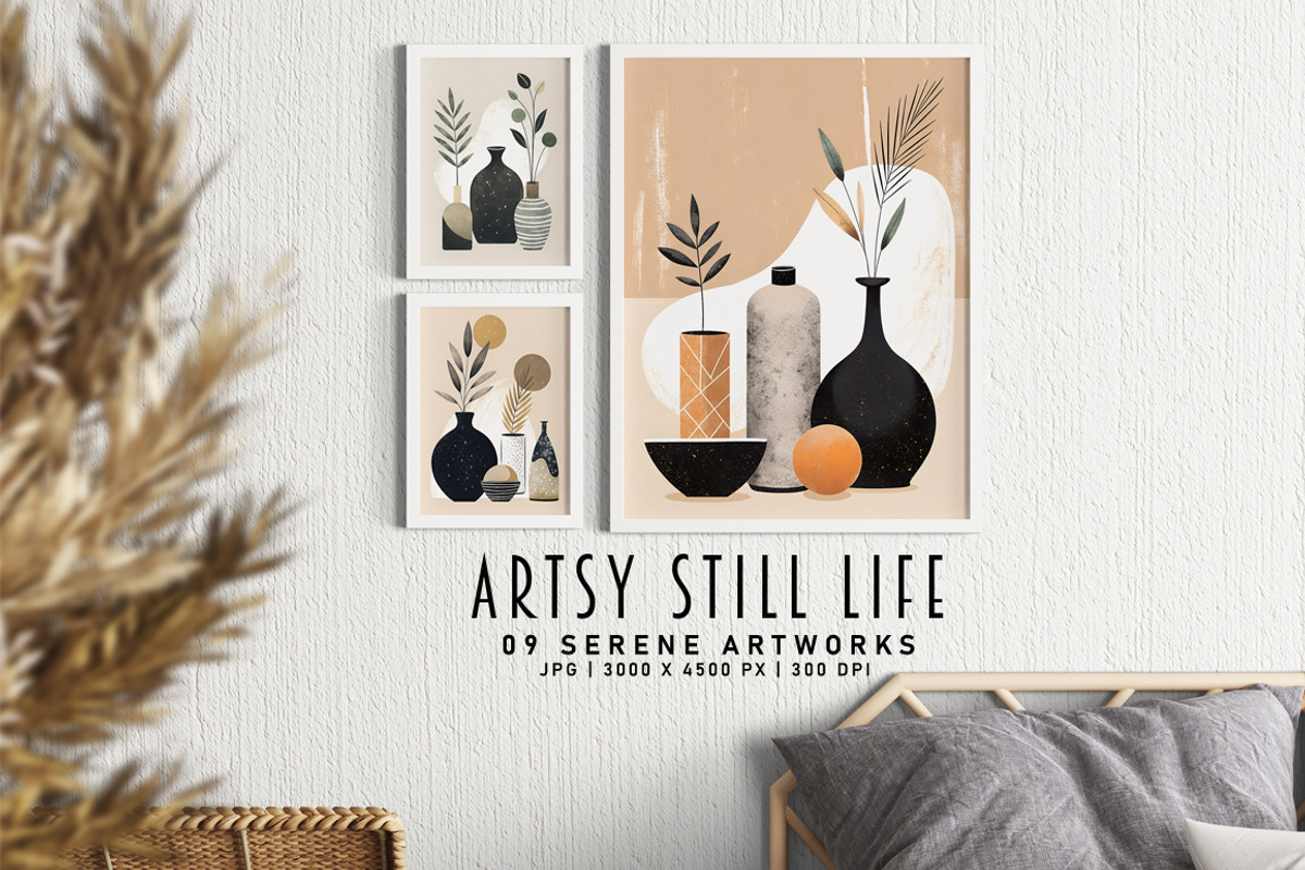 Artsy Still Life, a Decorative Illustration by Digital Art Creations (Photo 6 of 8)