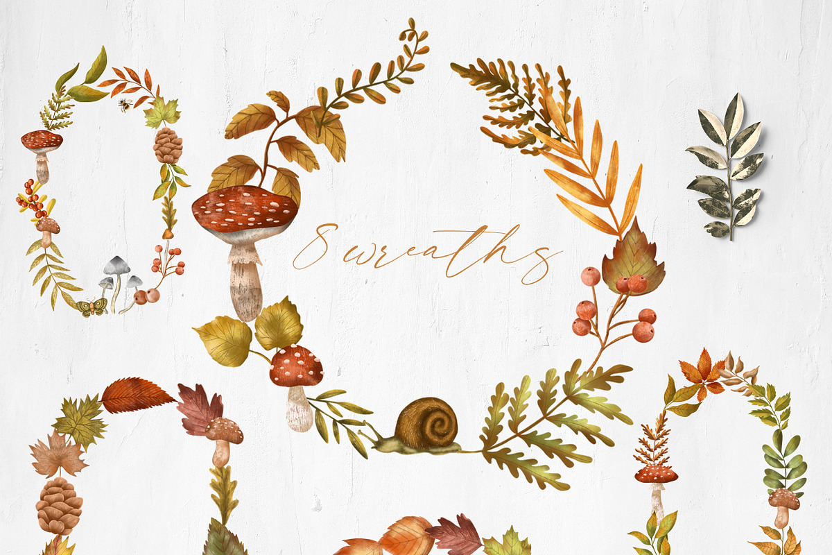 Fall sweet fall leaves illustration, a Seasonal Illustration by Yelloo Fish (Photo 11 of 15)