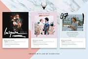 Rose Gold ANIMATED Instagram Posts, a Social Media Template by SilverStag Type Foundry (Thumbnail 6 of 15)
