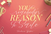 Trendencia Script, a Script Font by Dirtyline Studio (Thumbnail 2 of 10)