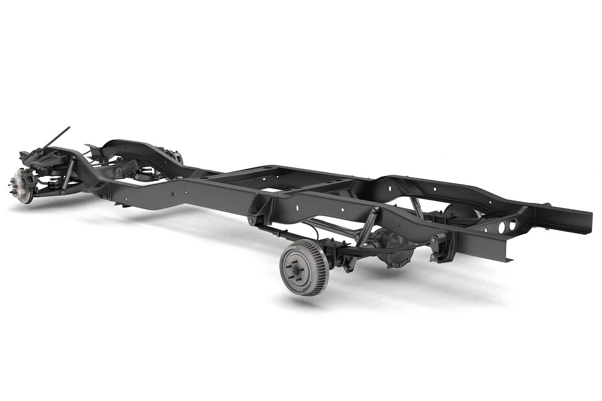 PICKUP TRUCK CHASSIS 2WD, a Cars & Vehicle 3D Model by NNAVAS 3D (Photo 6 of 18)