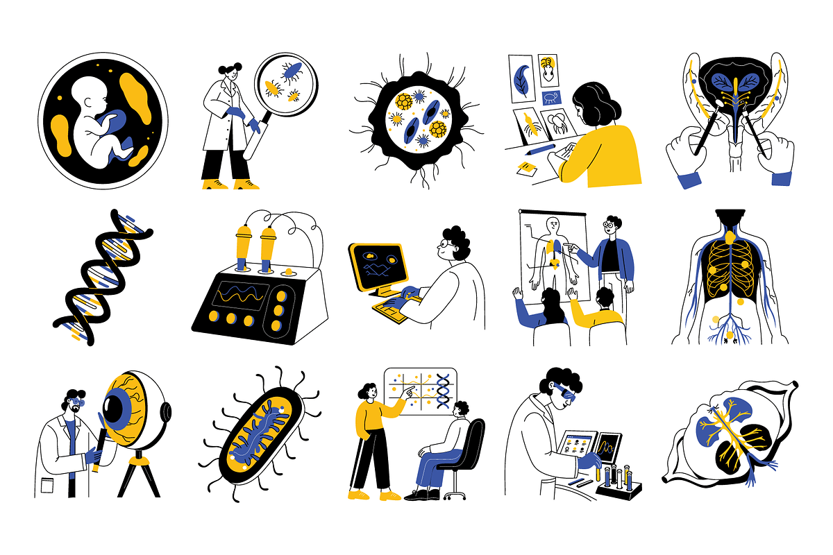 Biologic & Science Icon Pack, an Icon by Vector Portal