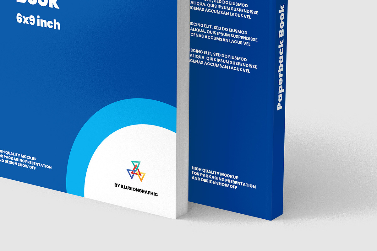 Paperback Book Mockup - 6x9 inch, a Books & Magazine Mockup by Illusiongraphic (Photo 19 of 19)