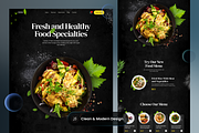 YoFood - Restaurant Landing Page, a Landing Page Template by SLAB! Design (Thumbnail 2 of 5)