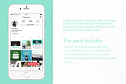 Mint | Instagram + stories templates, a Social Media Template by Nassiie (Thumbnail 2 of 6)