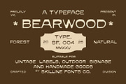 SFC Bearwood, a Sans Serif Font by Skilline Supply Co. (Thumbnail 1 of 8)