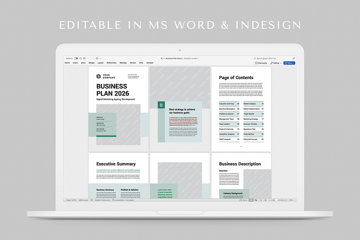Business Plan, a Brochure Template by Leaflove (Photo 8 of 8)