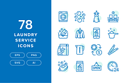 78 Laundry Service Icons, an Icon by Furnace (Thumbnail 1 of 5)