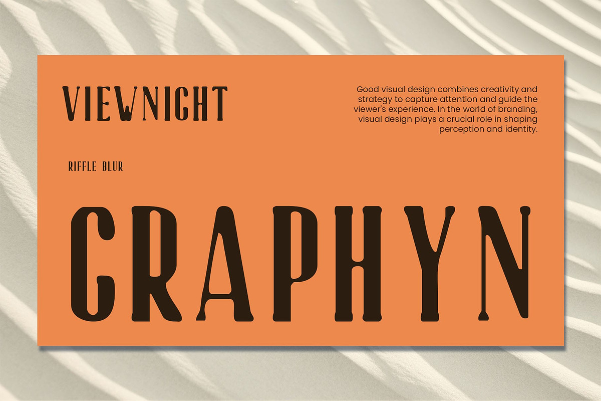 Riffle Blur, a Sans Serif Font by Craft Supply Co. (Photo 2 of 8)