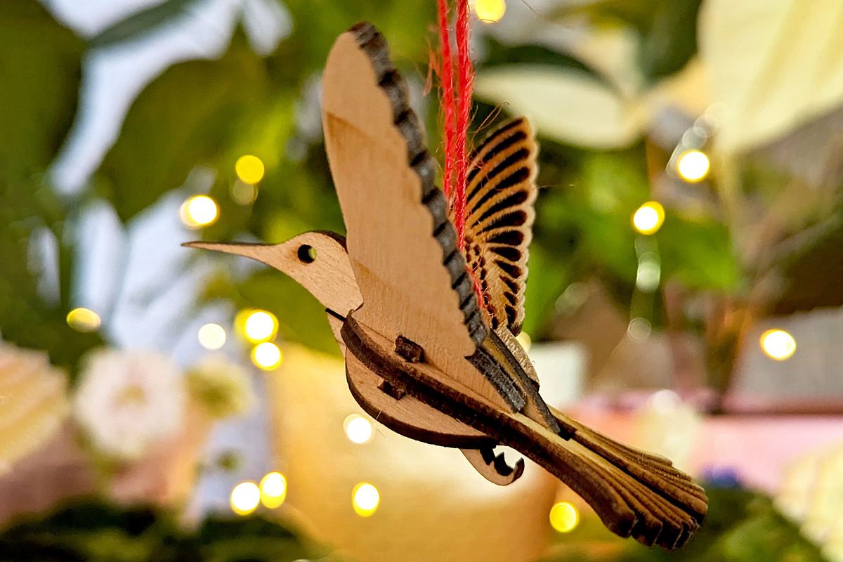 Set of 5 Bird Ornaments - Laser Cut, an Object Graphic by VectorPainter (Photo 11 of 21)