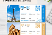 Editable Boarding Pass Template, a Card Template by YasdeyDesigns (Thumbnail 6 of 8)