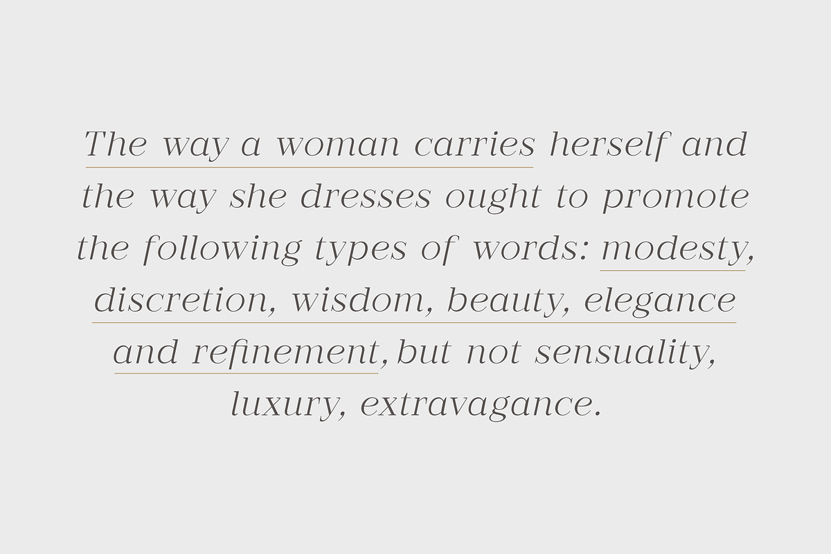 Romina / Neoclassical font family preview 6