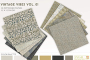 Vintage Ephemera Old Papers Bundle, a Pattern Graphic by Posh Papers & Patterns (Thumbnail 6 of 24)