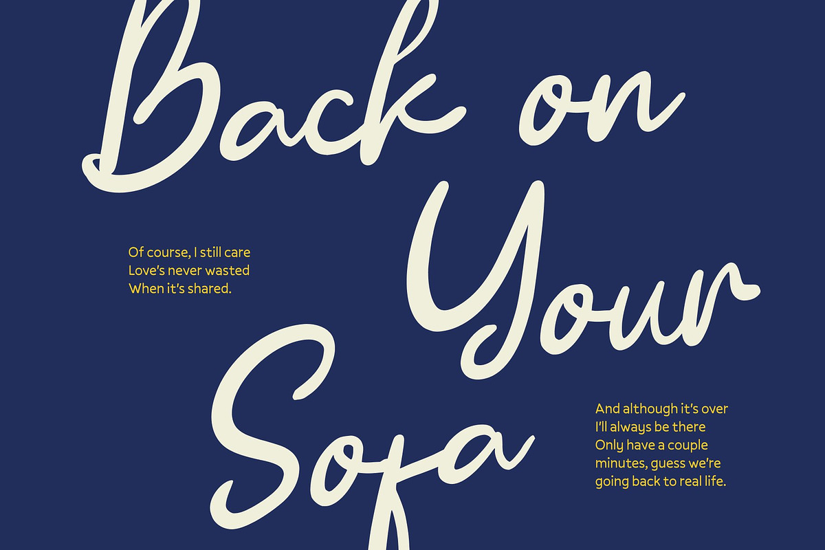 CS Soraya – Handwritten Script, a Script Font by Craft Supply Co. (Photo 2 of 8)