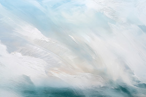 Abstract painting creating a serene sky and clouds landscape wit, a Decorative Illustration by Studio ANNA