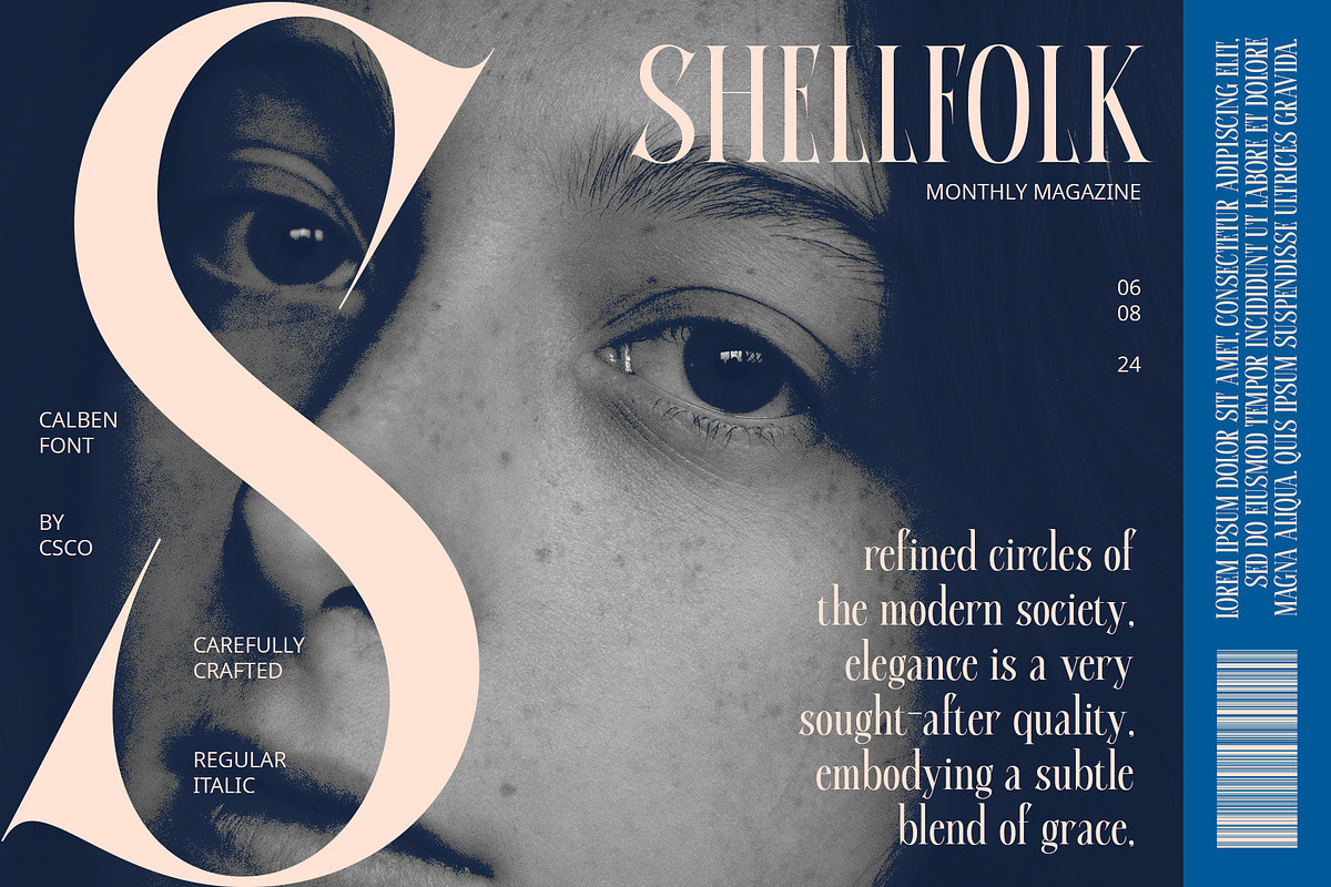 Calben – Elegant Font, a Serif Font by Craft Supply Co. (Photo 7 of 8)