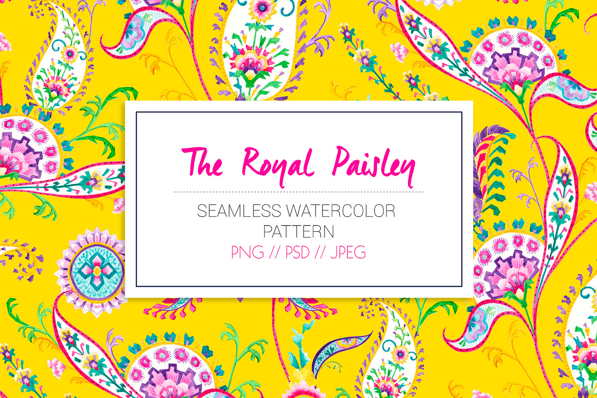 The Royal Paisley, a Pattern Graphic by TSTUDIO (Photo 8 of 9)