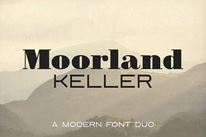 Moorland Keller - Headline Font Duo