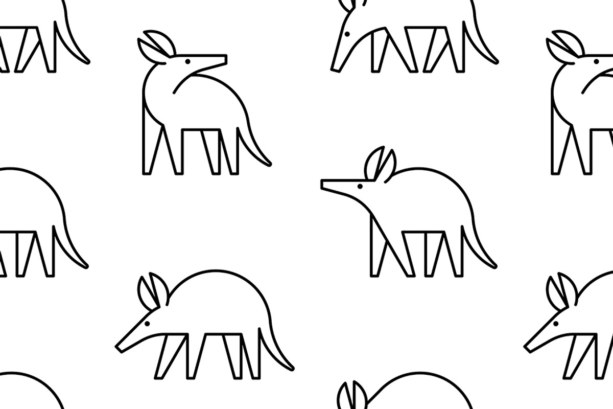Aardvark Logo, a Graphic by NataliiaVolyk (Photo 5 of 6)