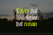 Lawlliet | Blackletter Typeface, a Blackletter Font by Denustudios (Thumbnail 2 of 12)