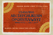 Datepalm | Tropical Stamp Sans, a Sans Serif Font by Artifact Bazaar (Thumbnail 6 of 6)