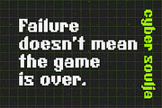 Cyber Soulja, a Sans Serif Font by HipFonts (Thumbnail 4 of 10)