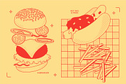 Fast Food Vector Illustration, a Food Illustration by GemPortella (Thumbnail 14 of 14)