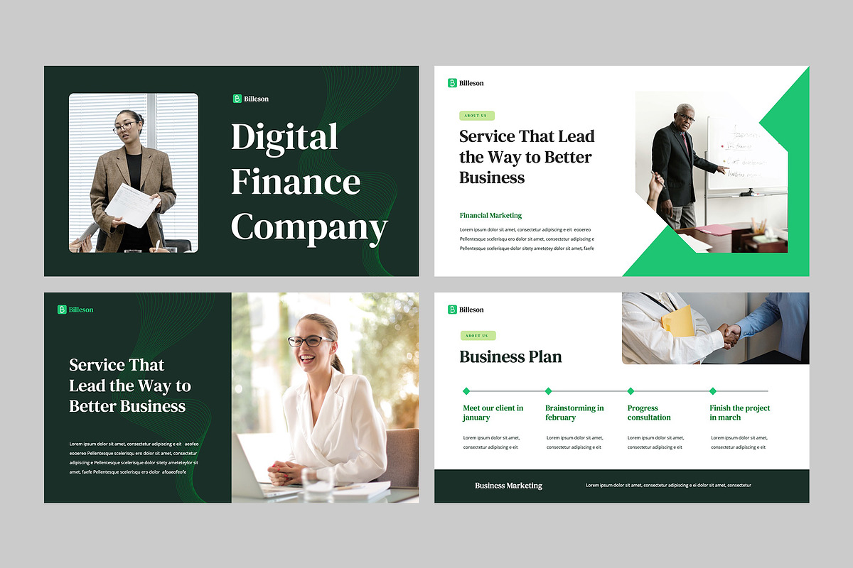 BILLESON - Powerpoint Template, a Presentation Template by rgbryand