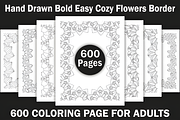 Hand Drawn Bold Easy Cozy Flowers, a Decorative Illustration by Ink Gallery (Thumbnail 1 of 3)