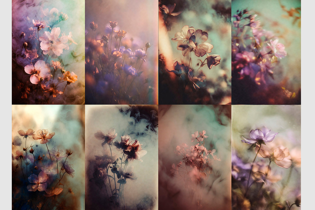 Flowers in a mysterious haze, a Decorative Illustration by O m N i  Studio (Photo 2 of 18)