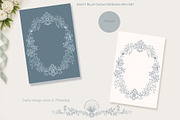 Blue Ocean Wedding Set, a Seasonal Illustration by AlenaVlasko stock Market (Thumbnail 2 of 7)