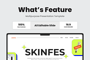 Skincare & Beauty PowerPoint, a Presentation Template by SquidPixey (Thumbnail 2 of 6)