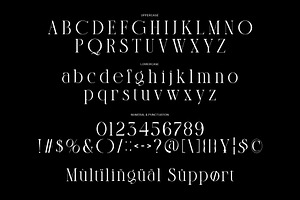 Migllate Elegant Ligature Serif